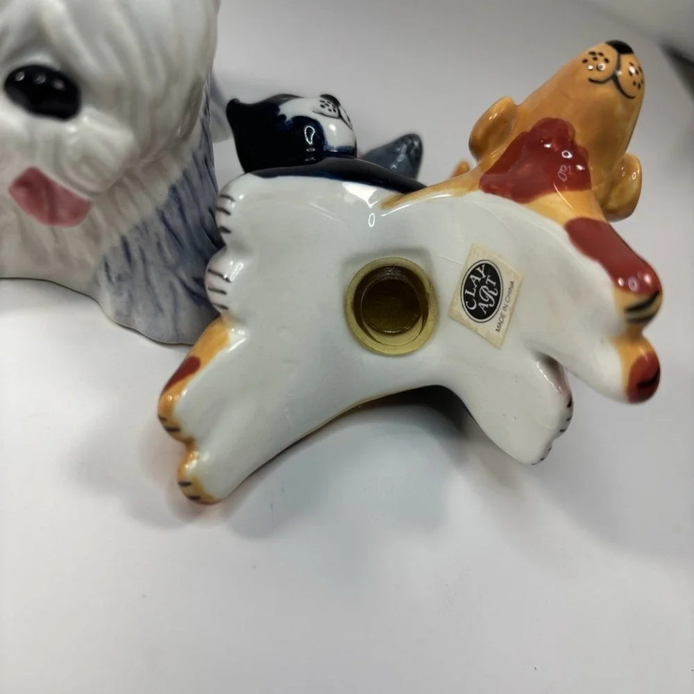 Clay Art Pet Shop Salt And Pepper Shakers